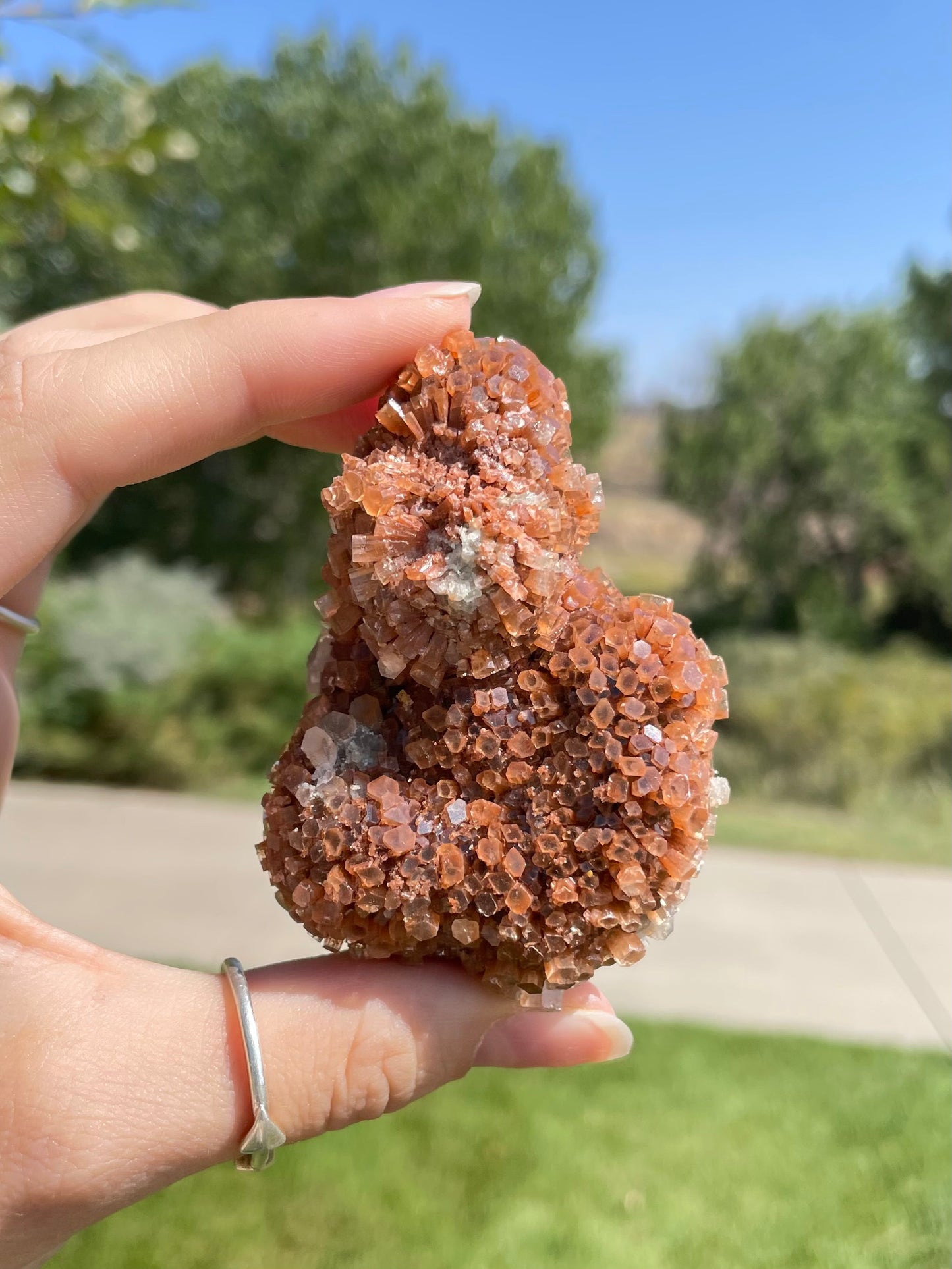 Green & Orange Aragonite ( N )