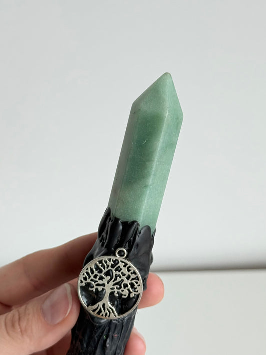 Green Aventurine Witches Broom