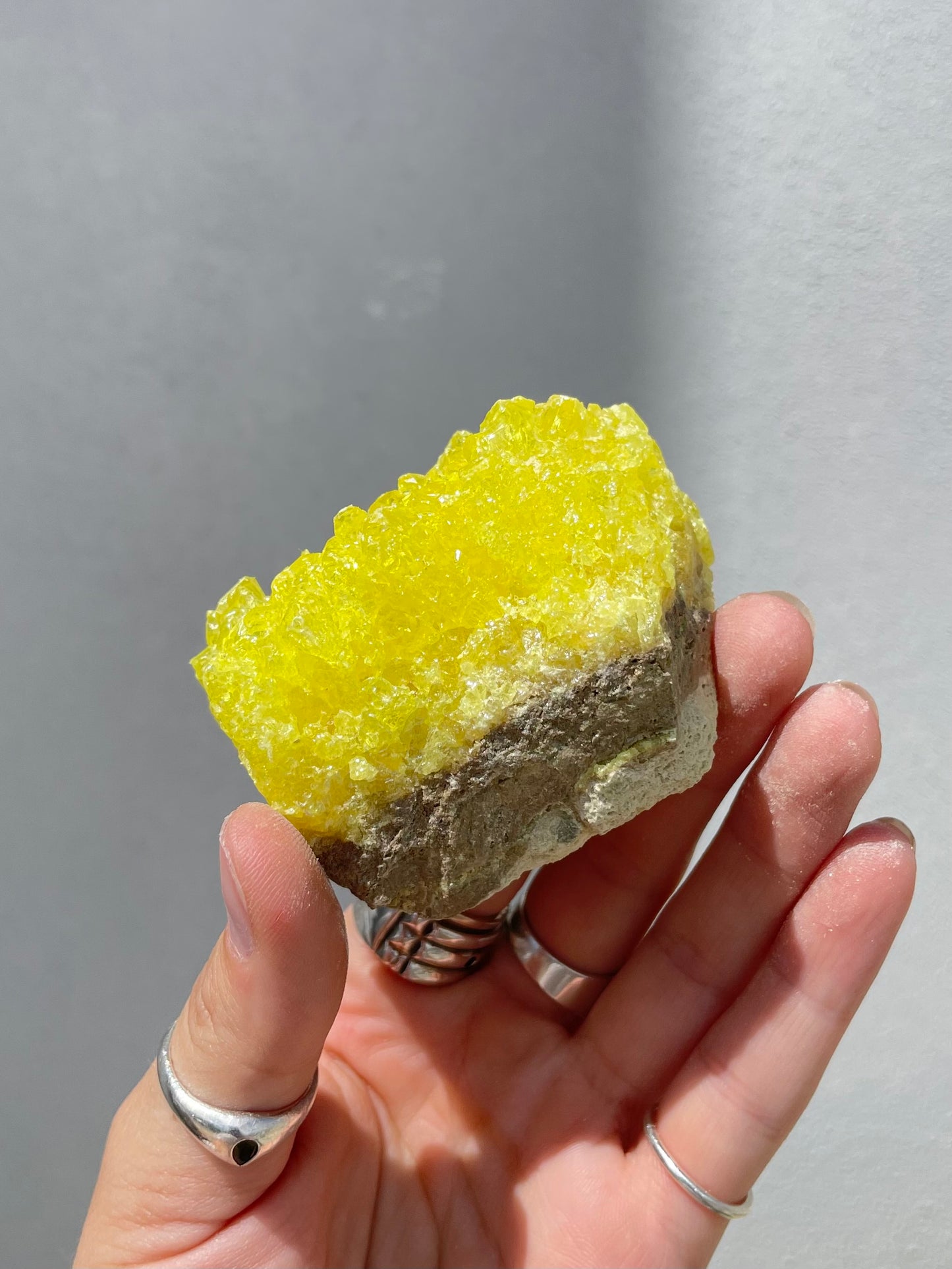 Azufre ( Sulfur ) Crystalized Cluster