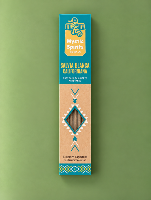 Aromas Mystic Spirit California White Sage Incense / Incienso Aromas Mystic Spirit Salvia Blanca de California
