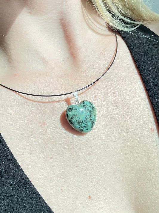 Turquoise Heart Pendant