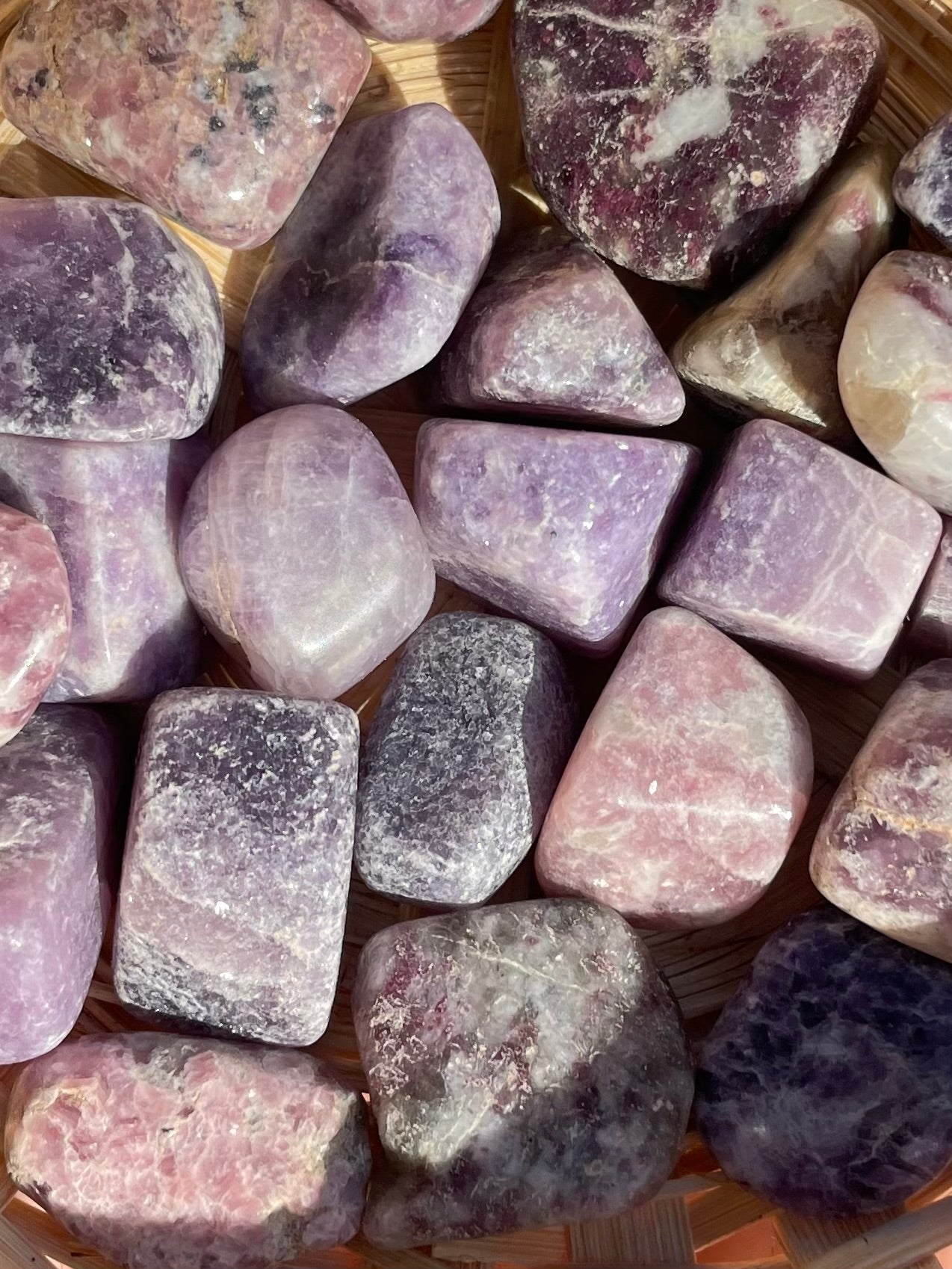 Purple Lepidolite Tumble