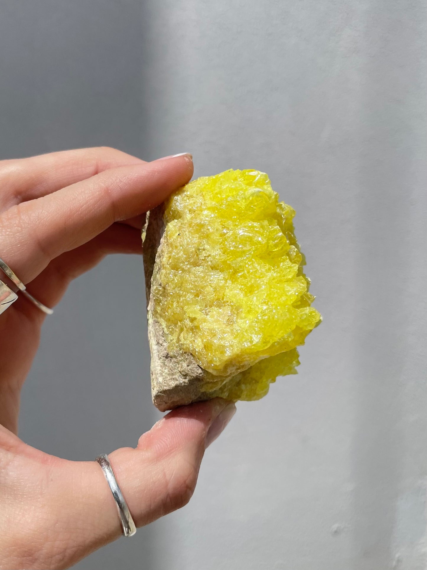 Azufre ( Sulfur ) Crystalized Cluster
