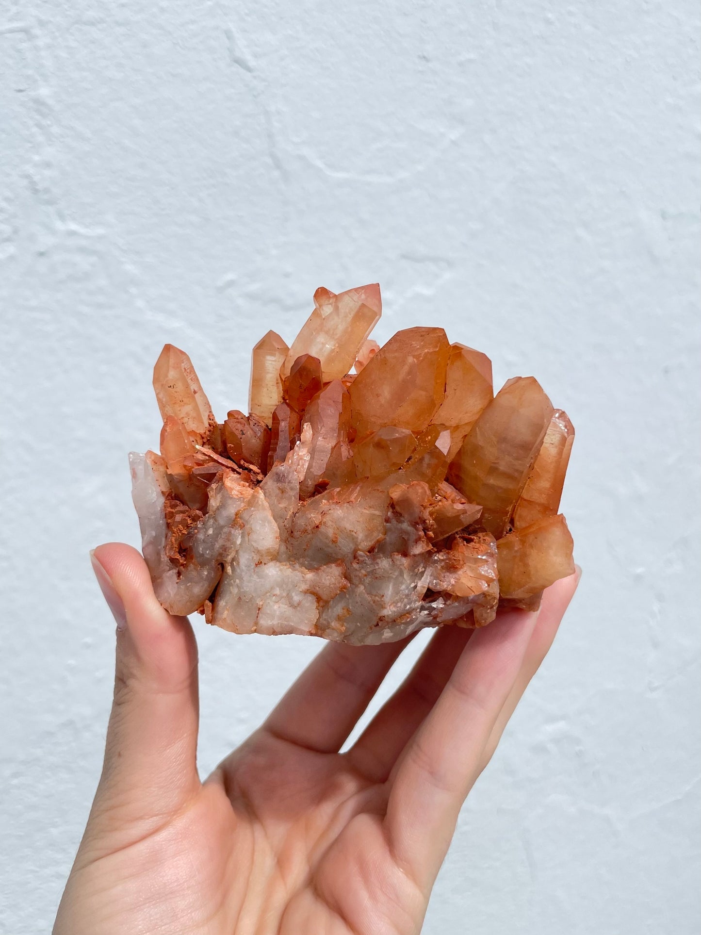 Tangerine Quartz Cluster