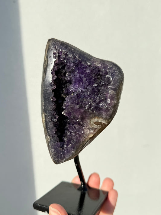 Amethyst On Stand ( Uruguayan )