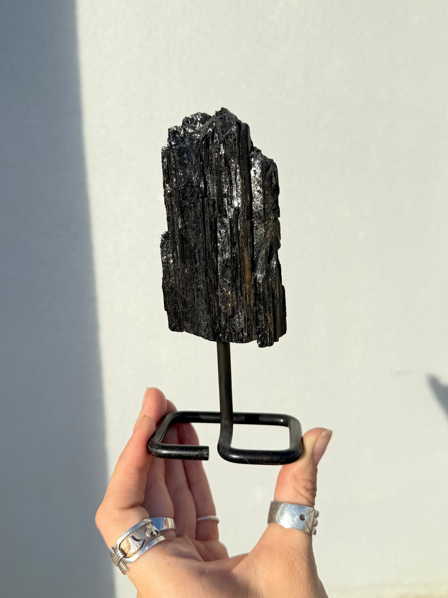 Black Tourmaline On Stand ( Brazil )