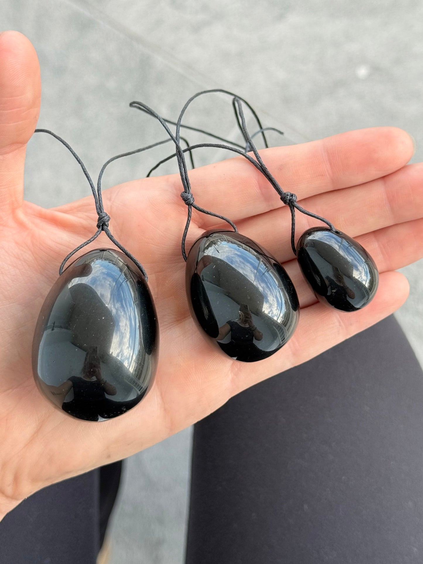 Black Obsidian Yoni Egg