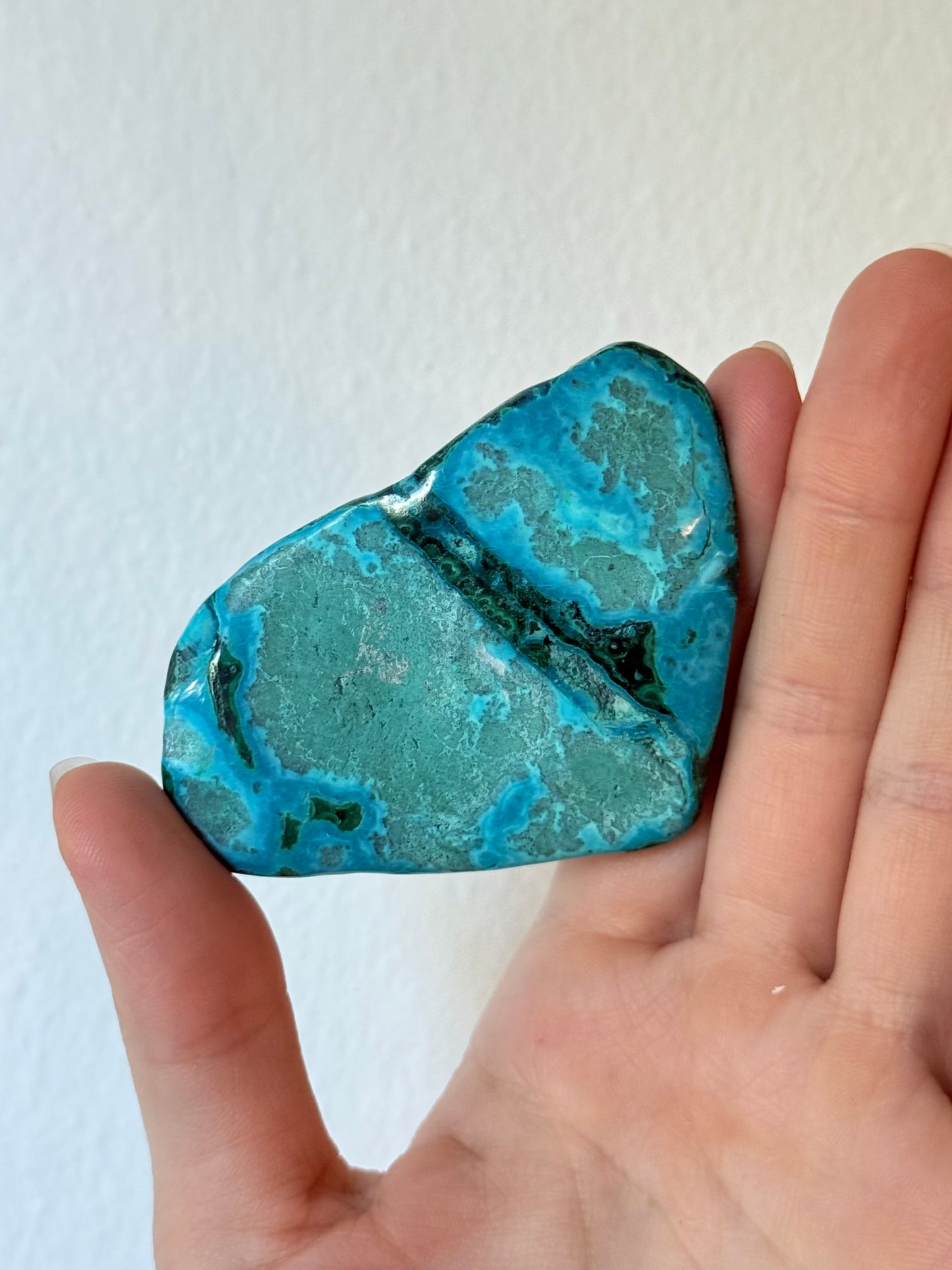 Malachite and chrysocolla ( Polished )