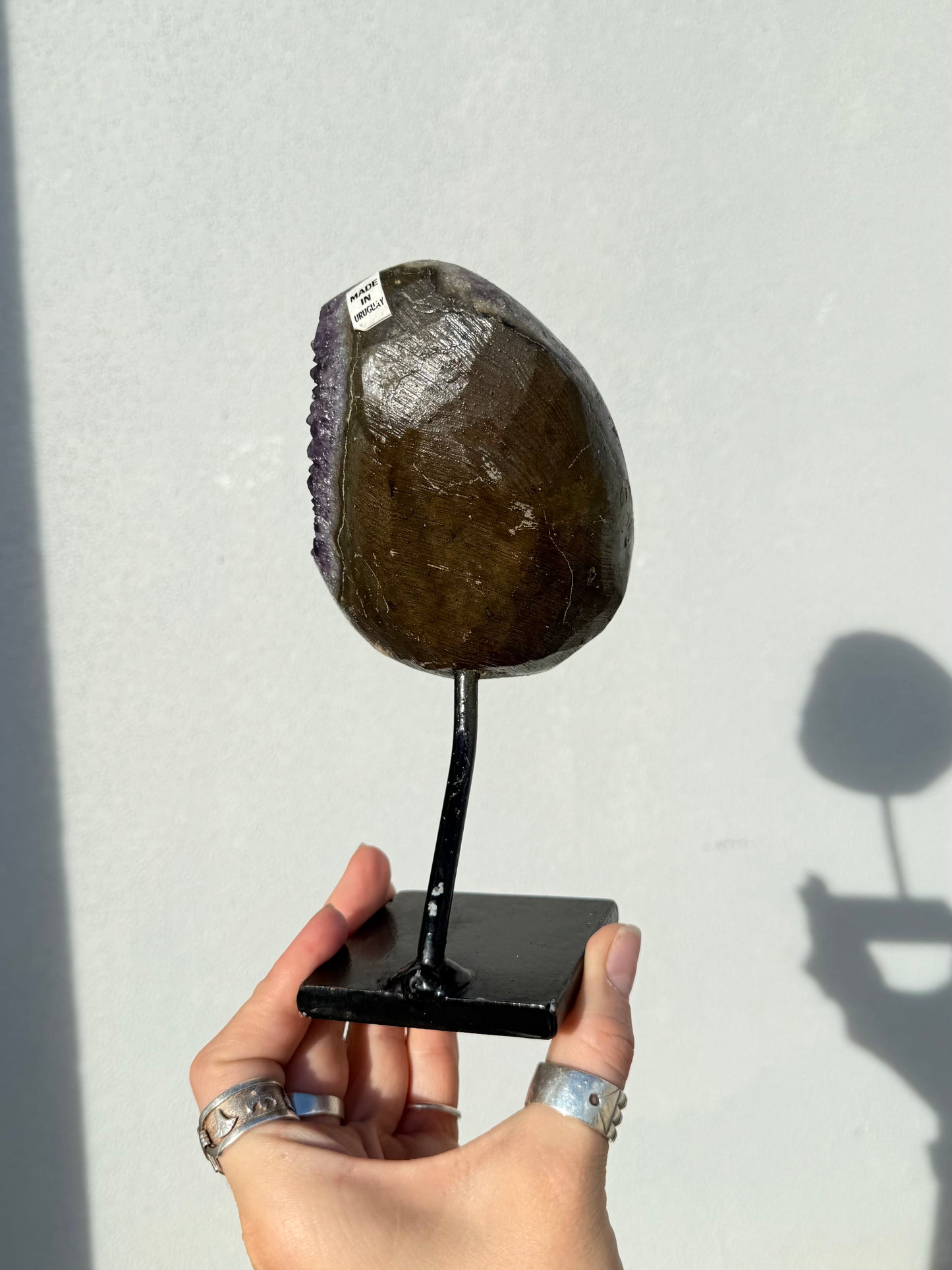 Amethyst On Stand ( Uruguayan )