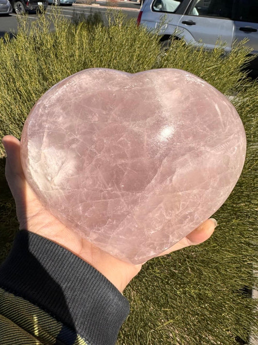 Rose Quartz Heart