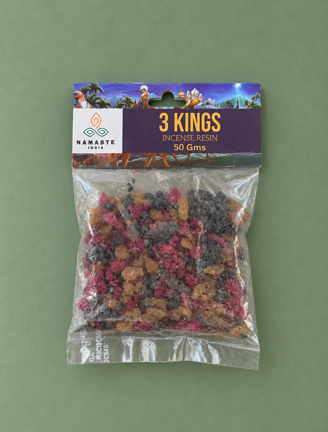 Namaste India 3 Kings Resin Incense / Incienso en Resina Namaste India 3 Kings