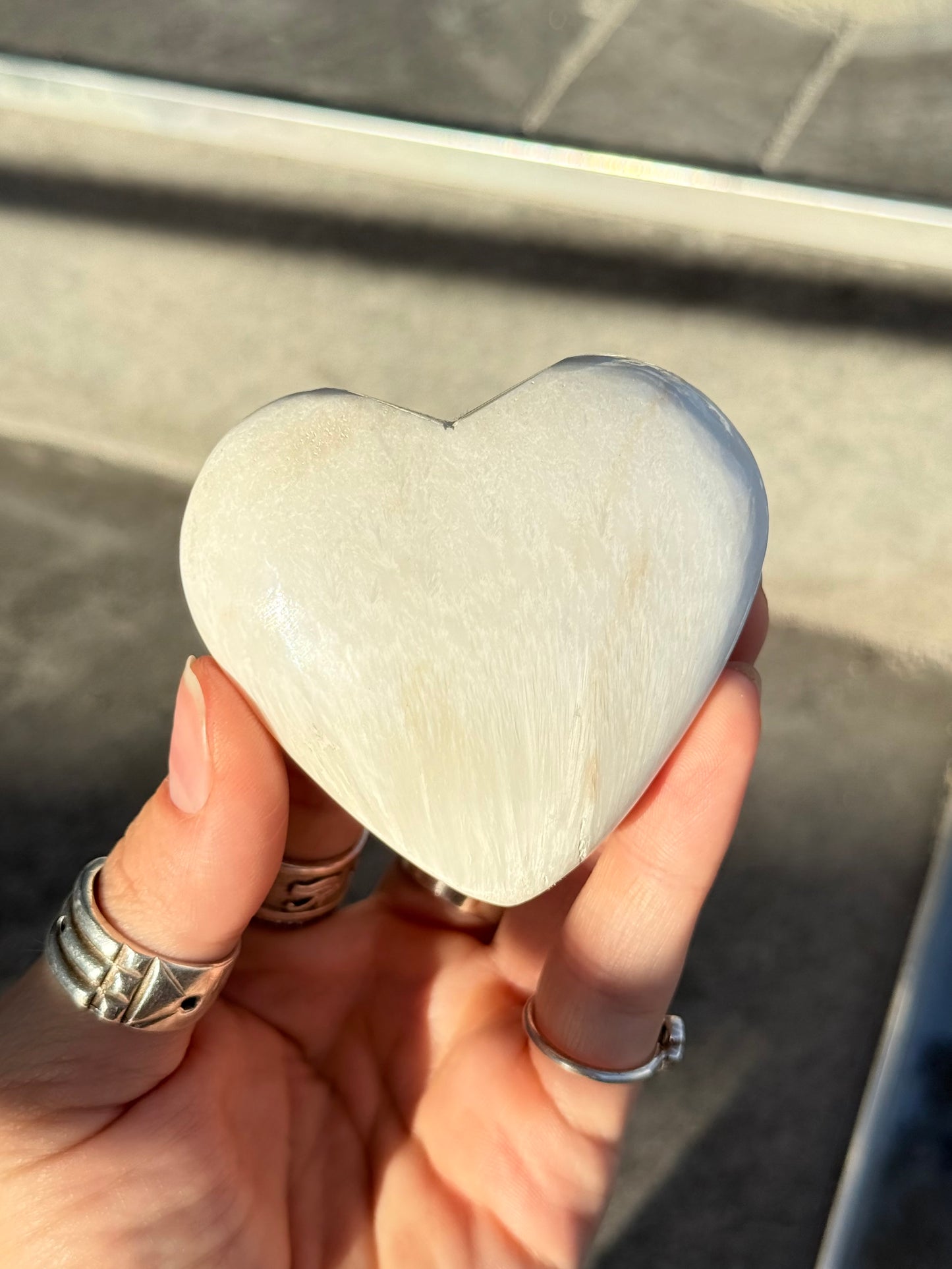 Scolecite Heart