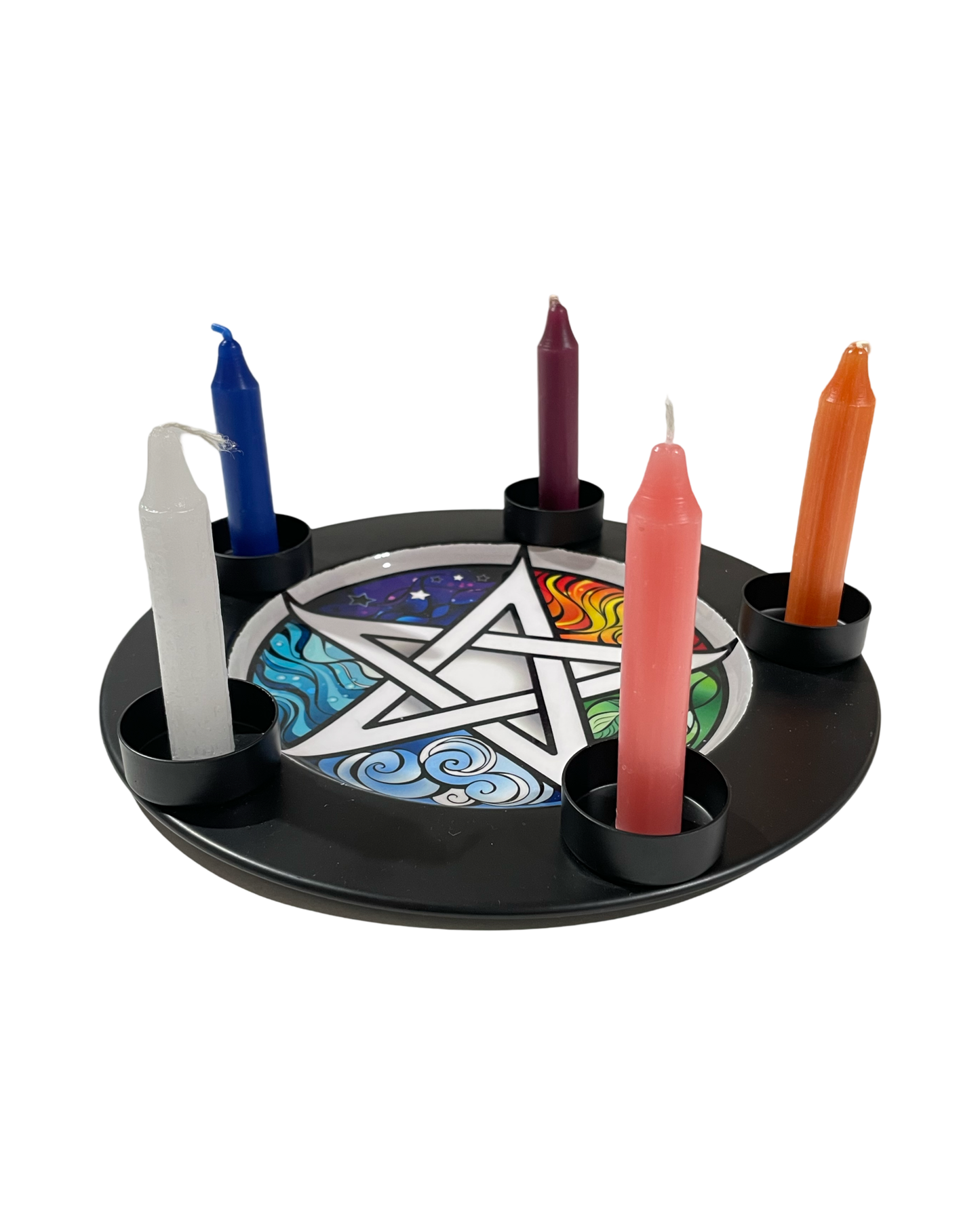 Pentagram Candle Plate