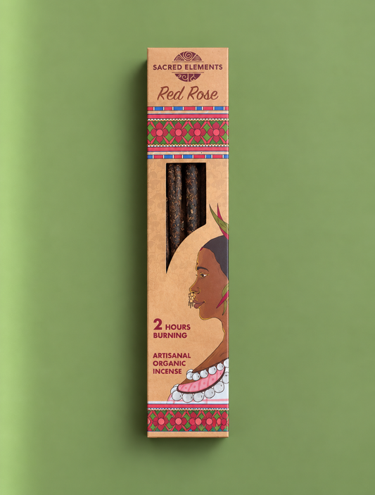 Sacred Elements Red Rose Incense / Incienso Sacred Elements Rosa Roja