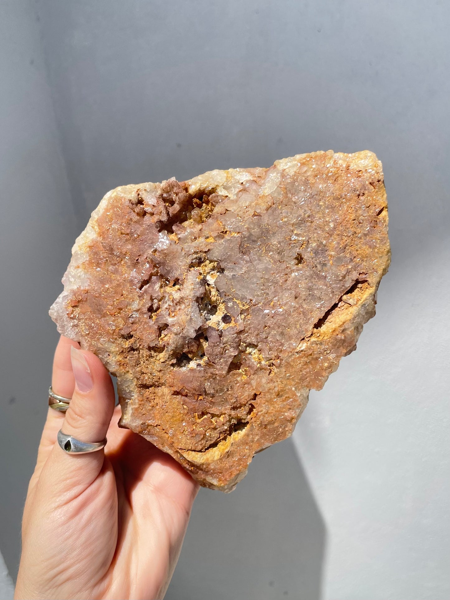 Tangerine Quartz Cluster