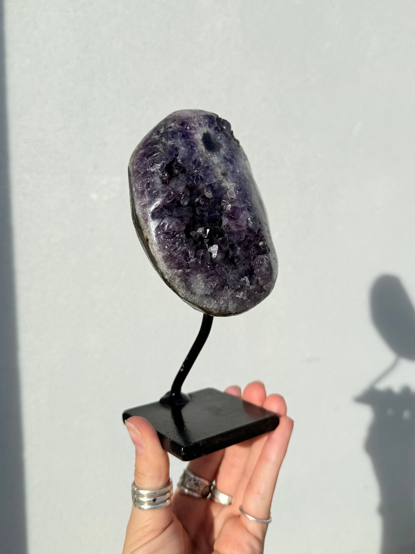 Amethyst On Stand ( Uruguayan )