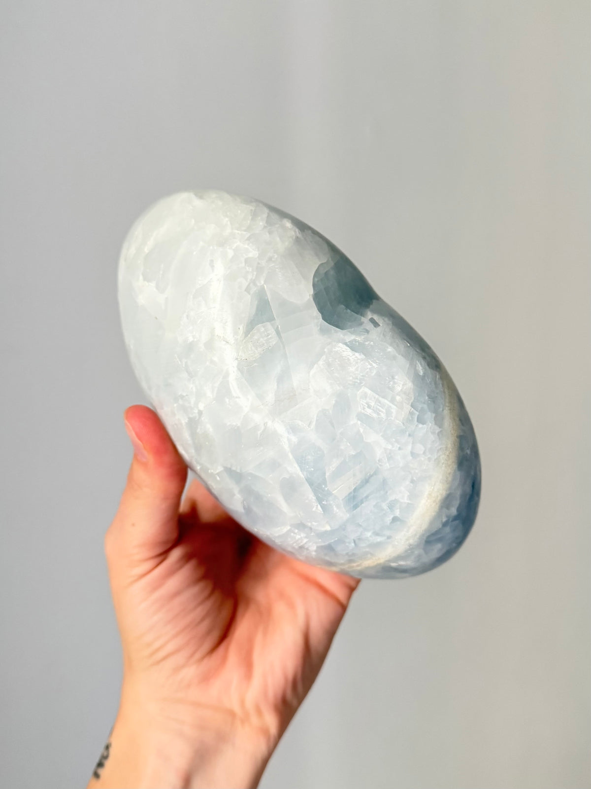 Blue Calcite Heart / Corazón de Calcita Azul