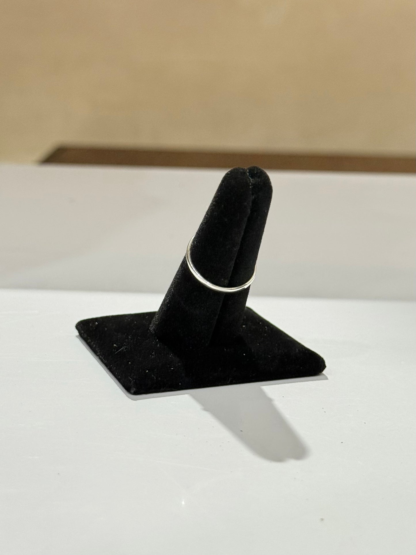 Garnet Flower Ring ( Adjustable Ring )