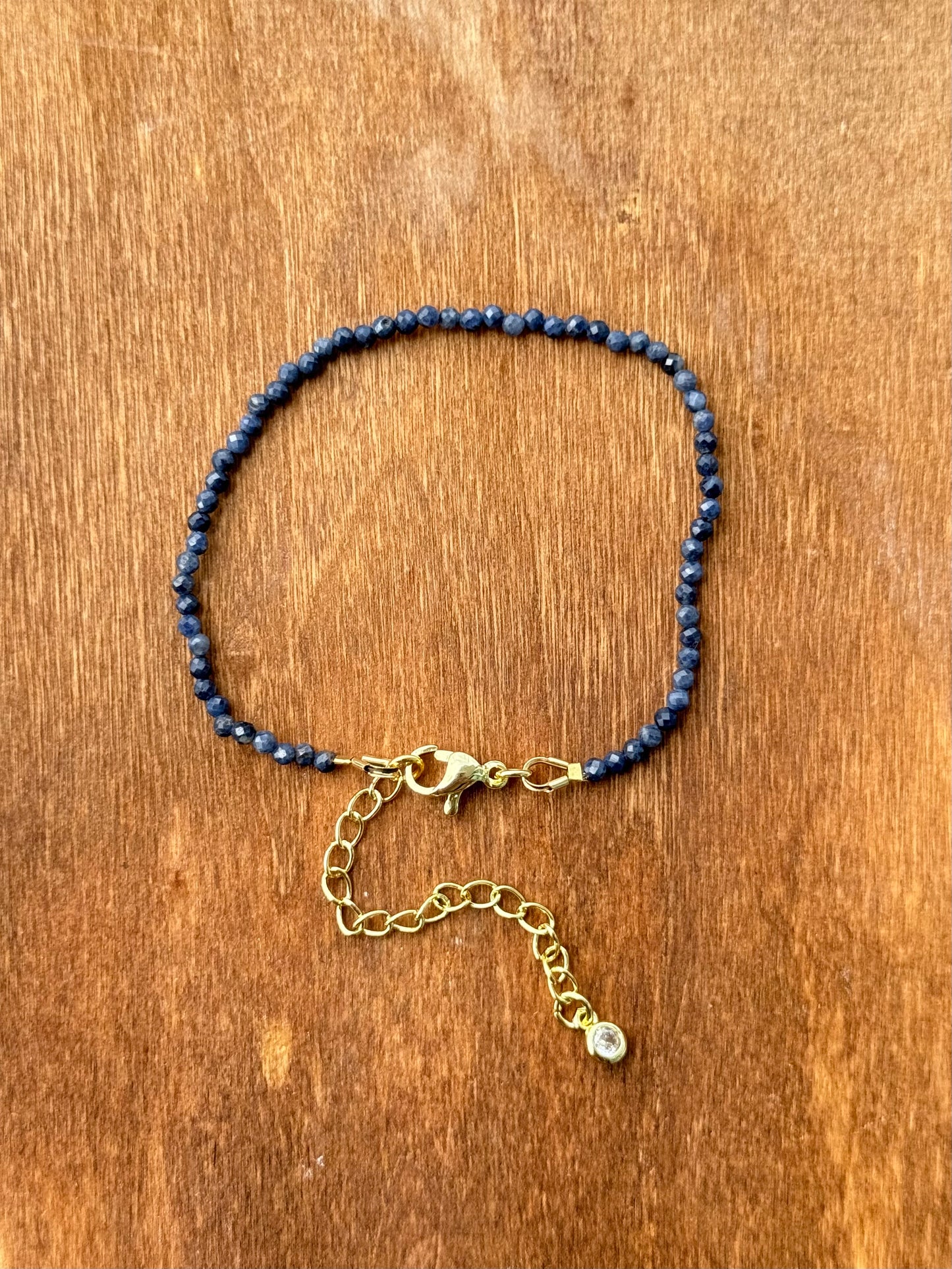 Iolite Faceted Bracelet