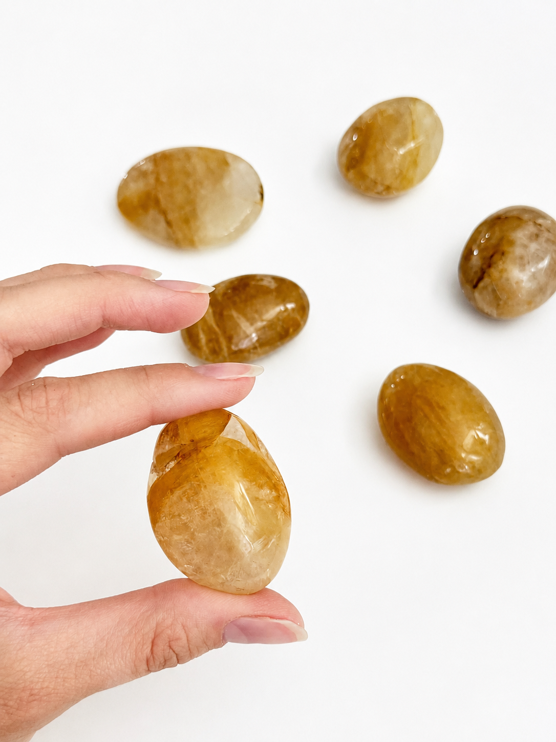 Mini Golden Healer Palm Stone | Mini Palm Stone de Golden Healer