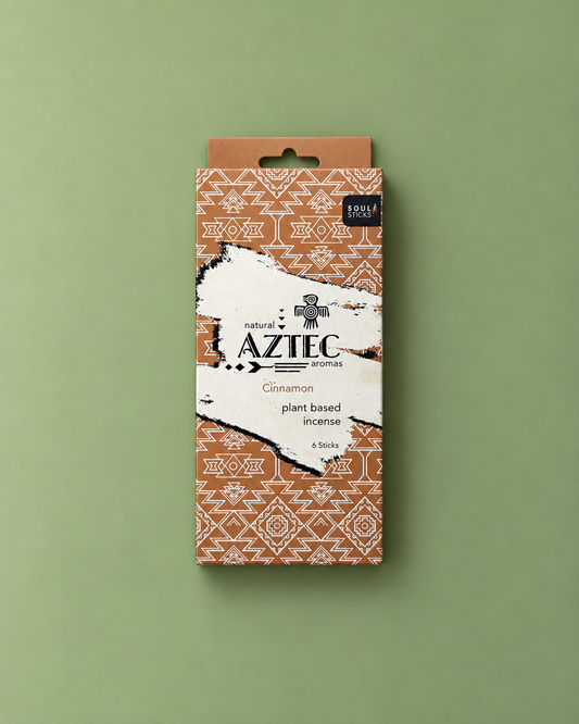 Soul Sticks Natural Aztec Aromas Cinnamon Incense / Incienso Soul Sticks Natural Aztec Aromas Canela