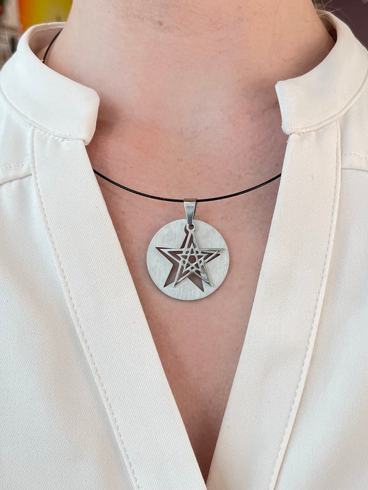 Pentacle Star Pendant ( Silver 925 )