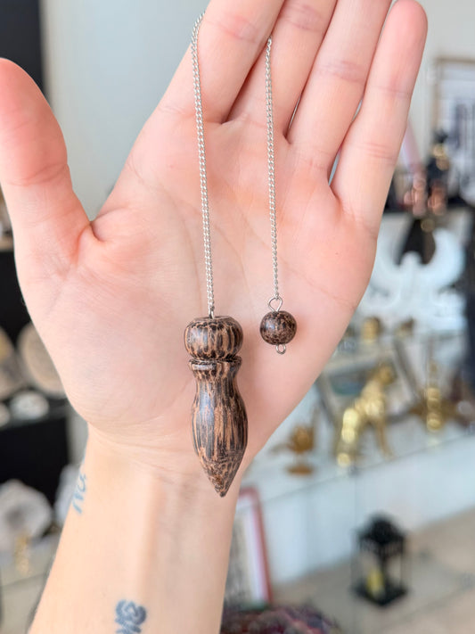 Coconut Shell Pendulum / Péndulo de Cáscara de Coco