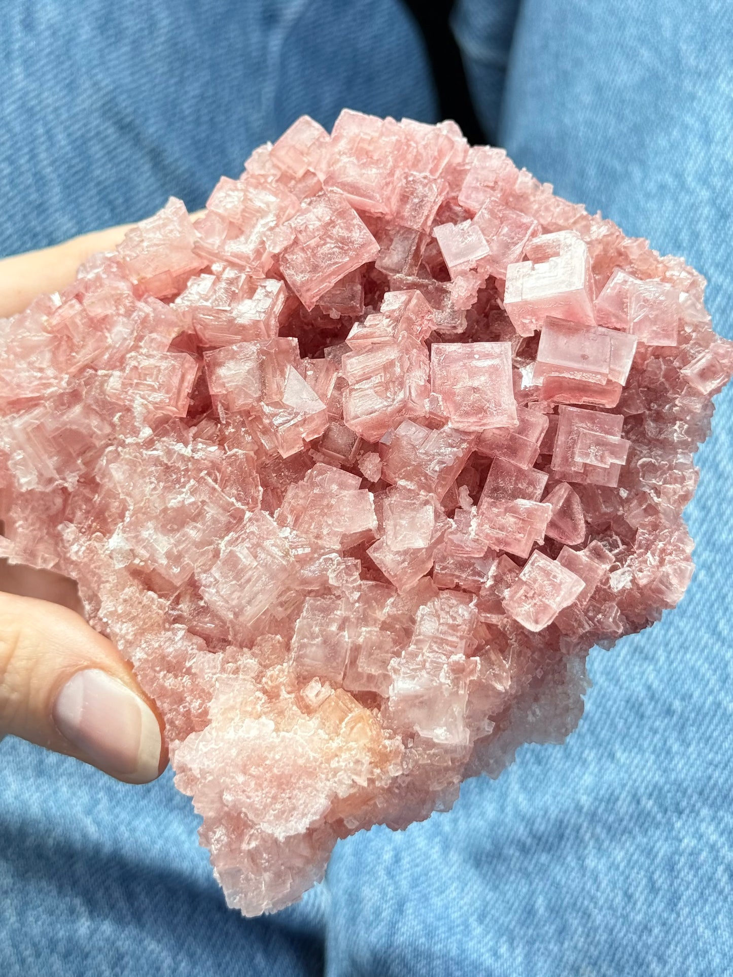Pink Halite Stone
