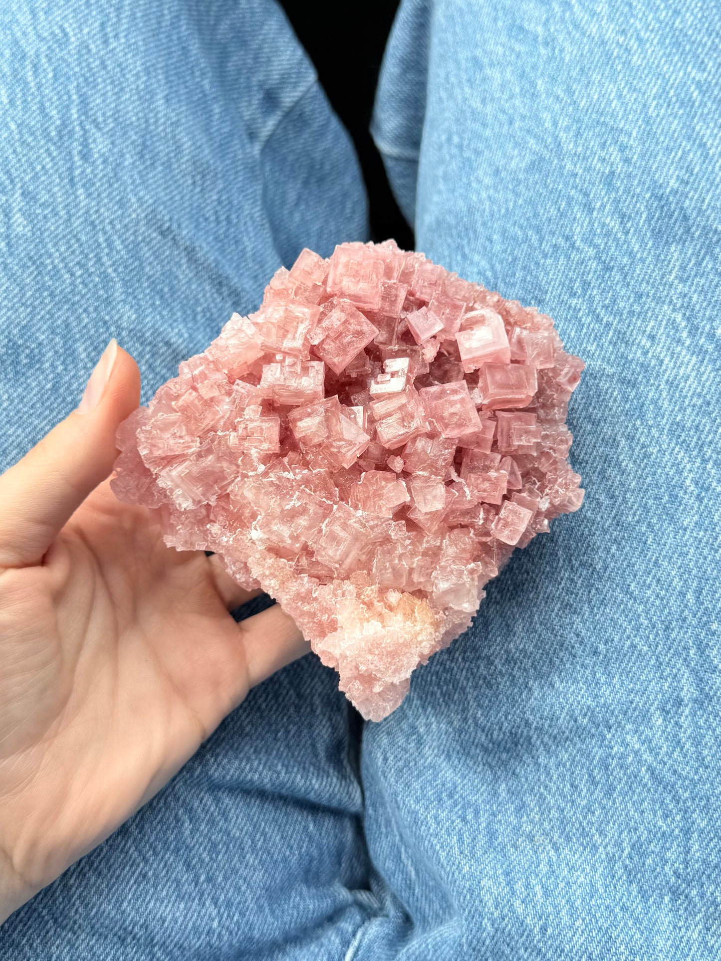 Pink Halite Stone