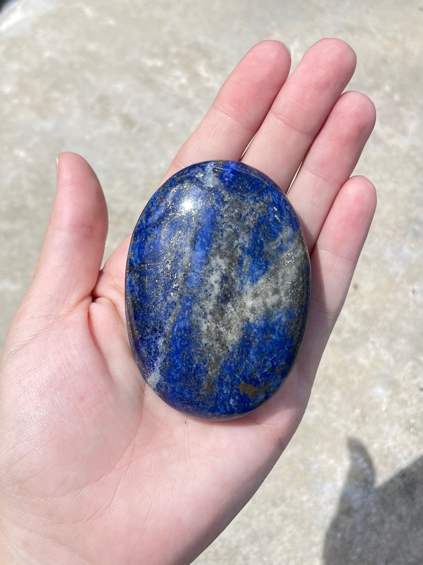 Lapis Lazuli Palm Stone