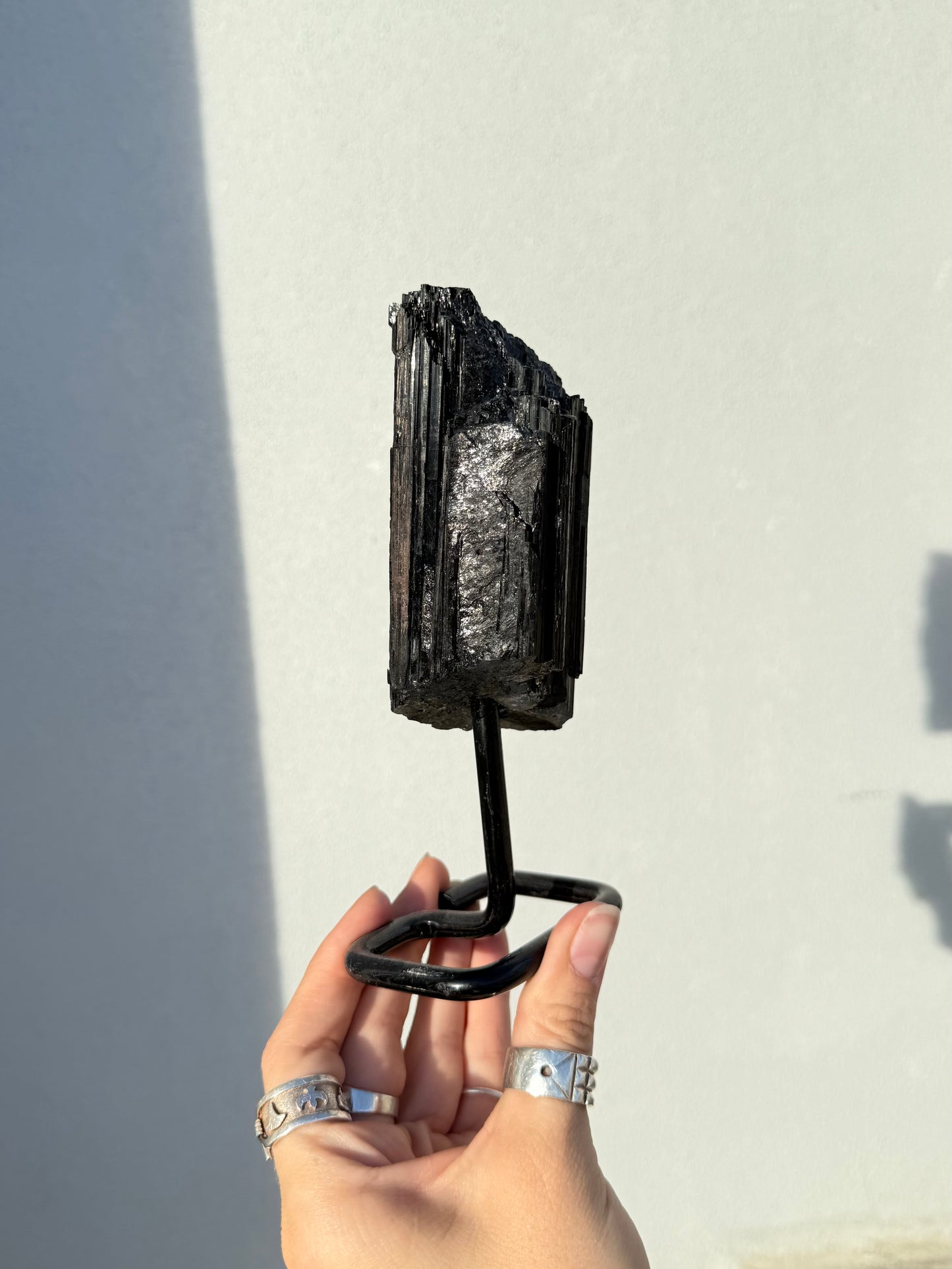 Black Tourmaline On Stand ( Brazil )