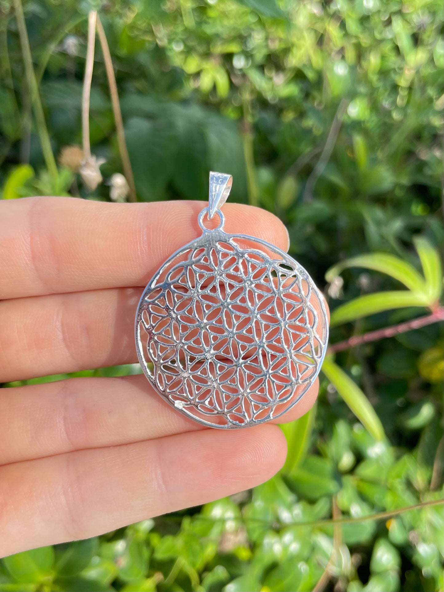 Flor de la vida Pendant (L) ( Silver 925 )