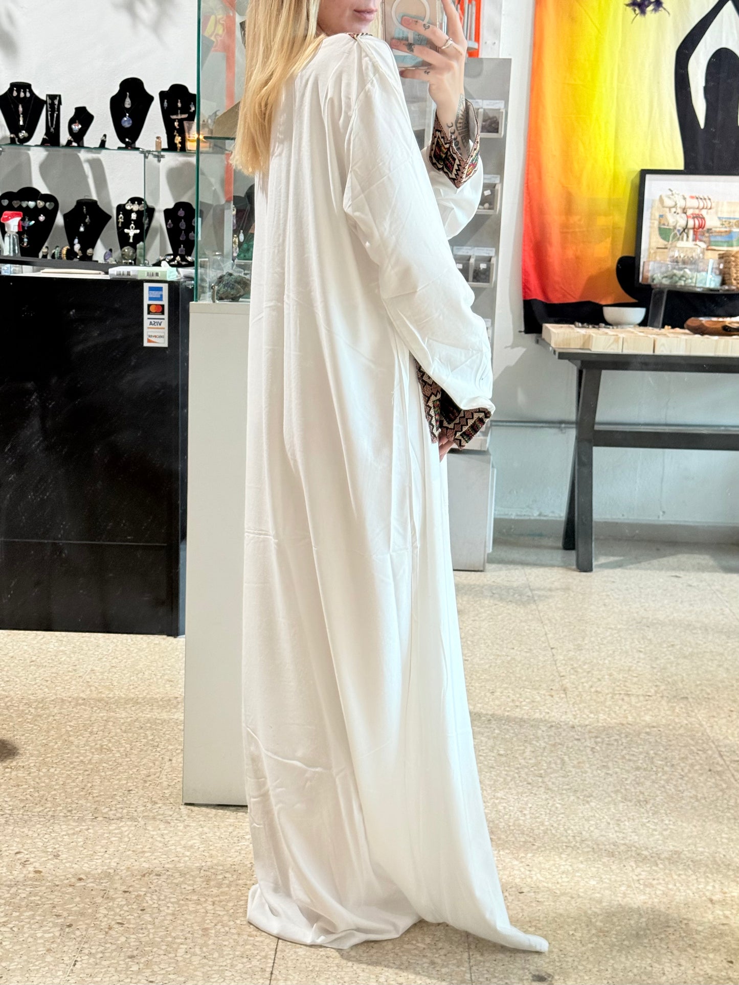 100% Egyptian Cotton ( Woven by the Nubians ) White