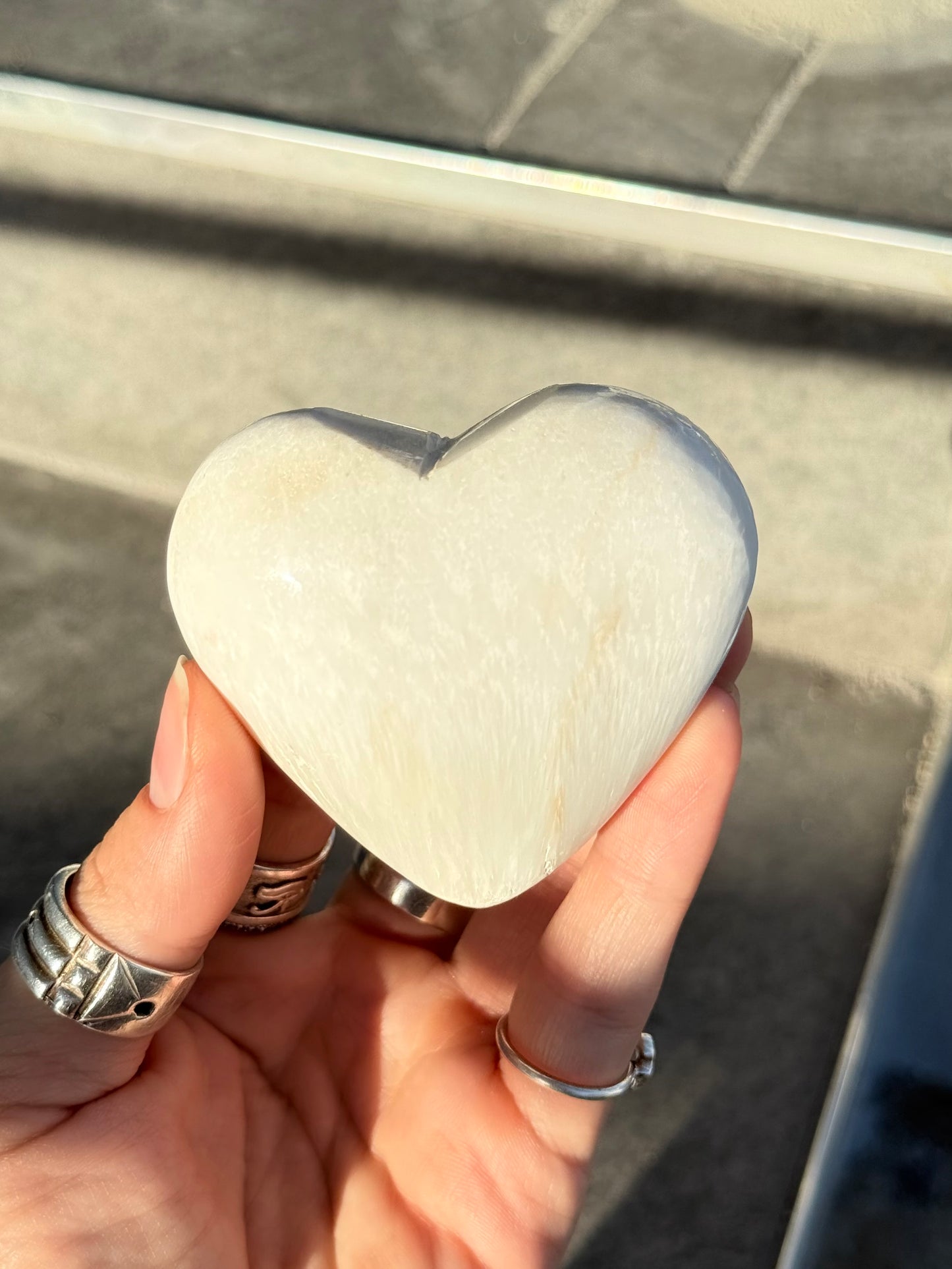 Scolecite Heart