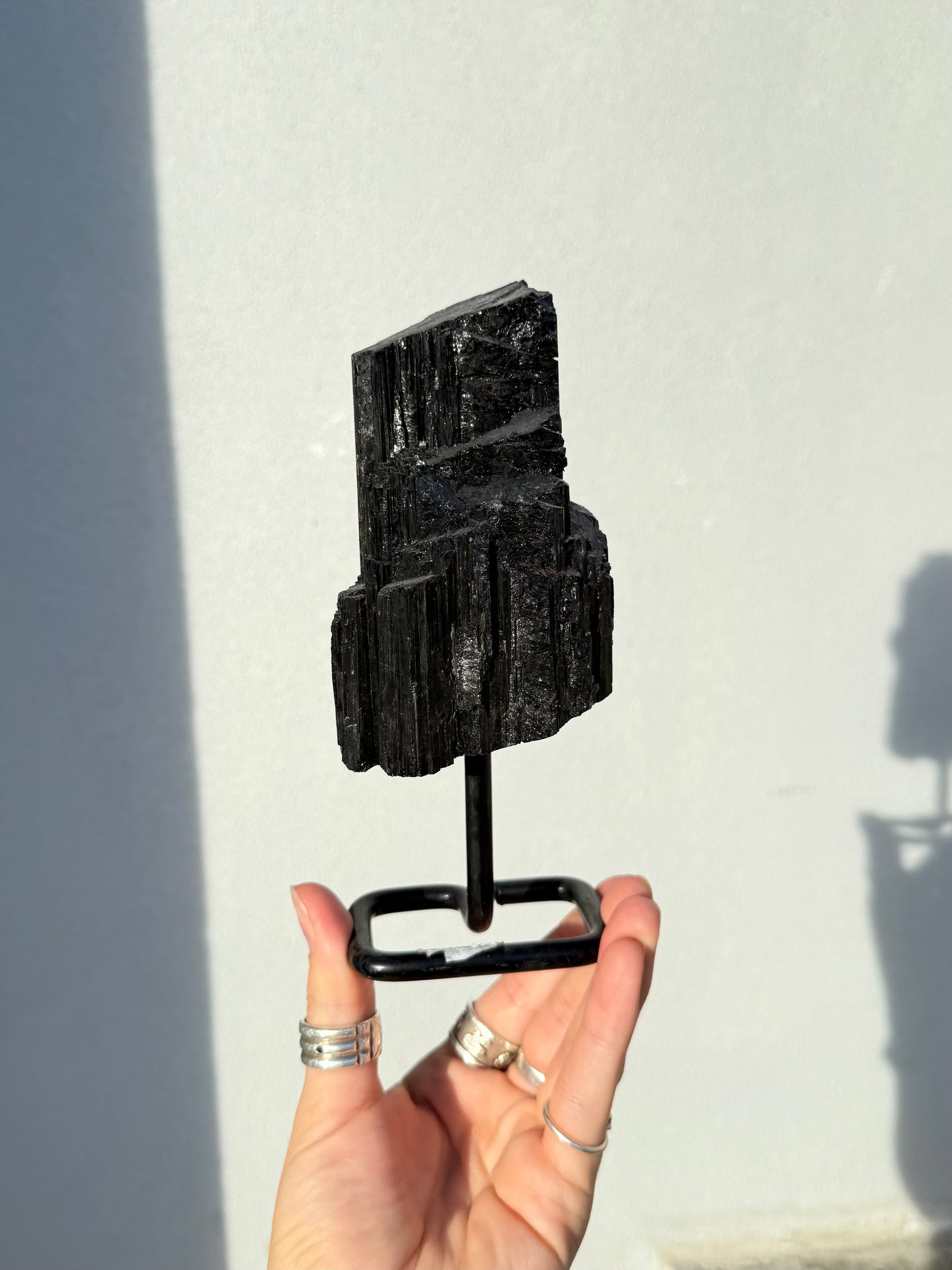 LBlack Tourmaline On Stand ( Brazil )