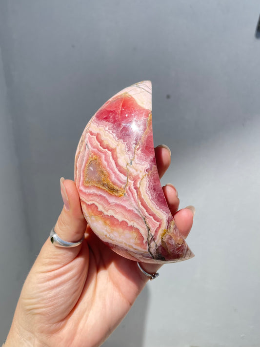 Rhodochrosite Moon