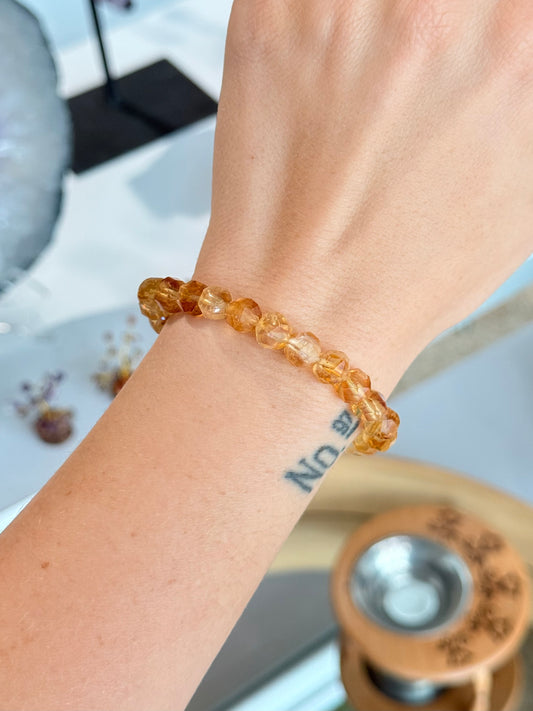 Citrine Faceted Bracelet