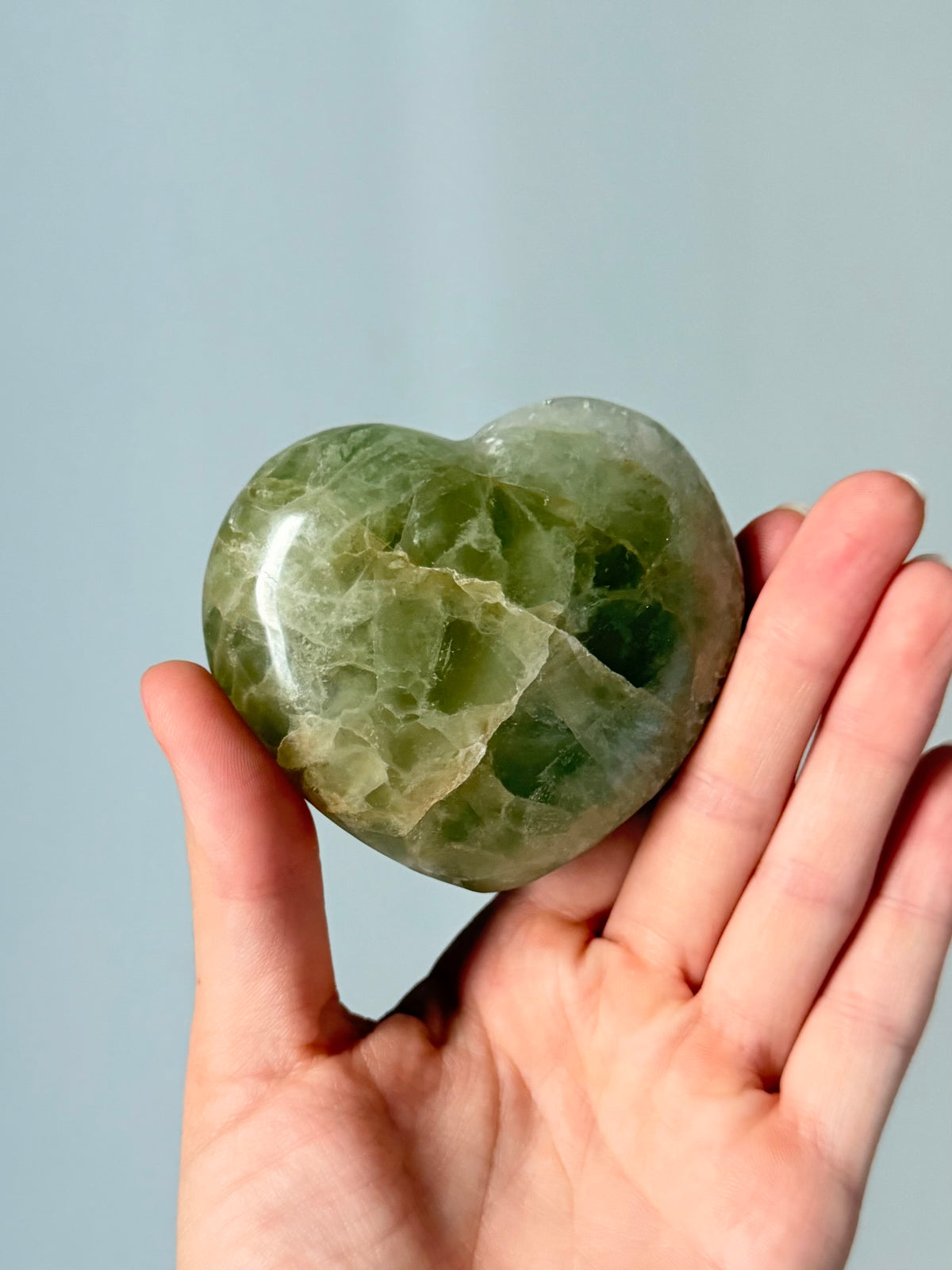 Fluorite Heart | Corazón de Fluorita