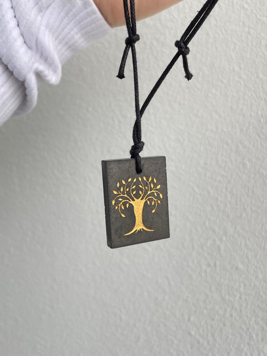 Shungite (Tree of Life ) Necklace