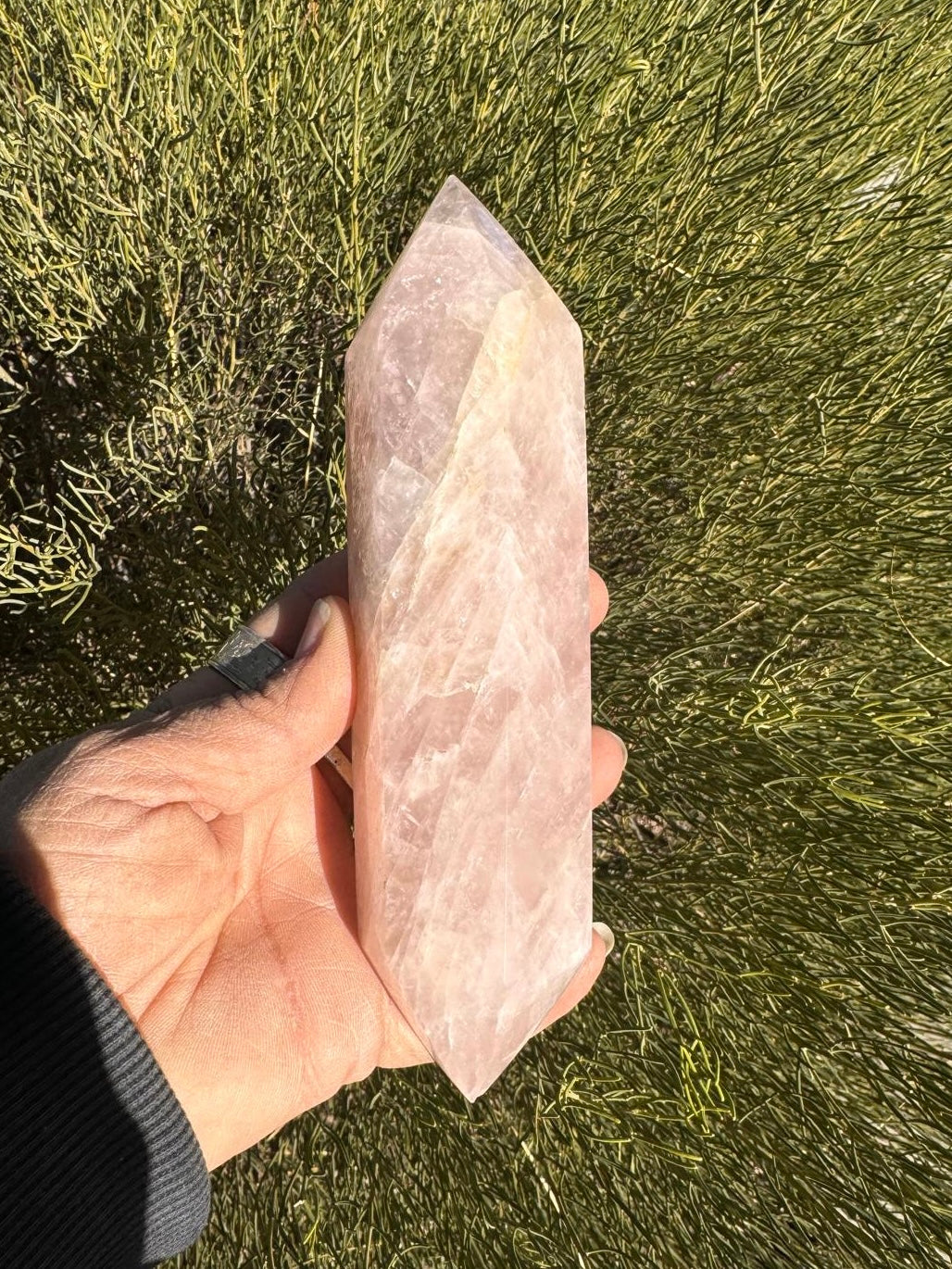 Double Point Rose Quartz