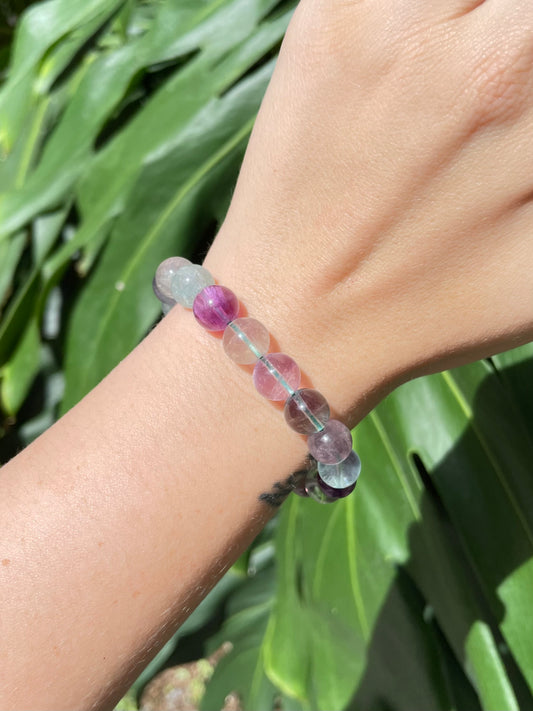 Fluorite Bracelet 10mm Bracelet