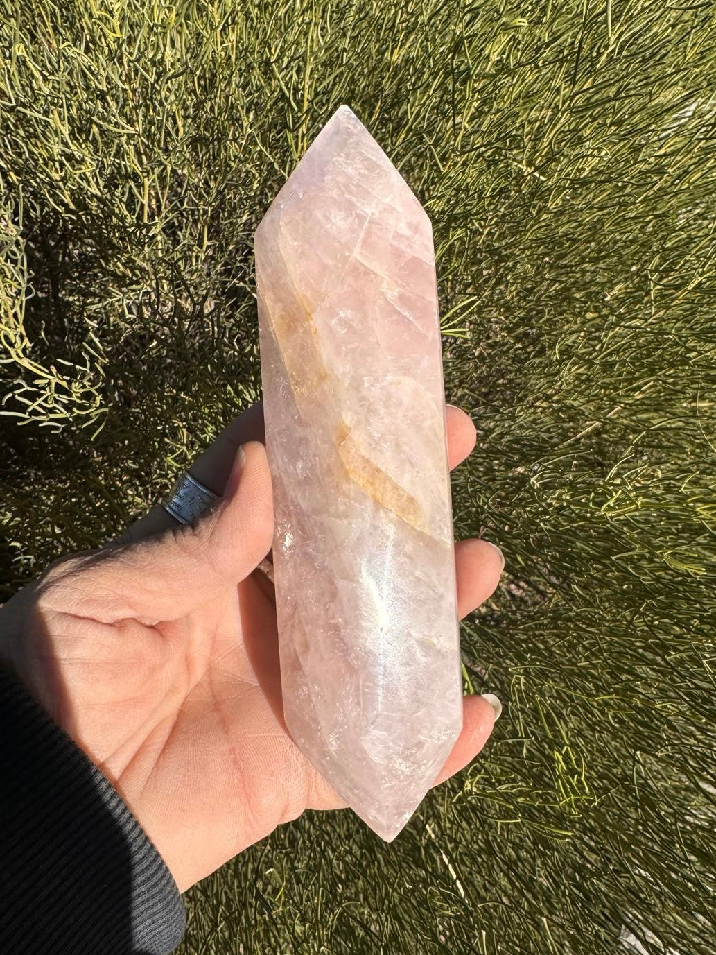 Double Point Rose Quartz