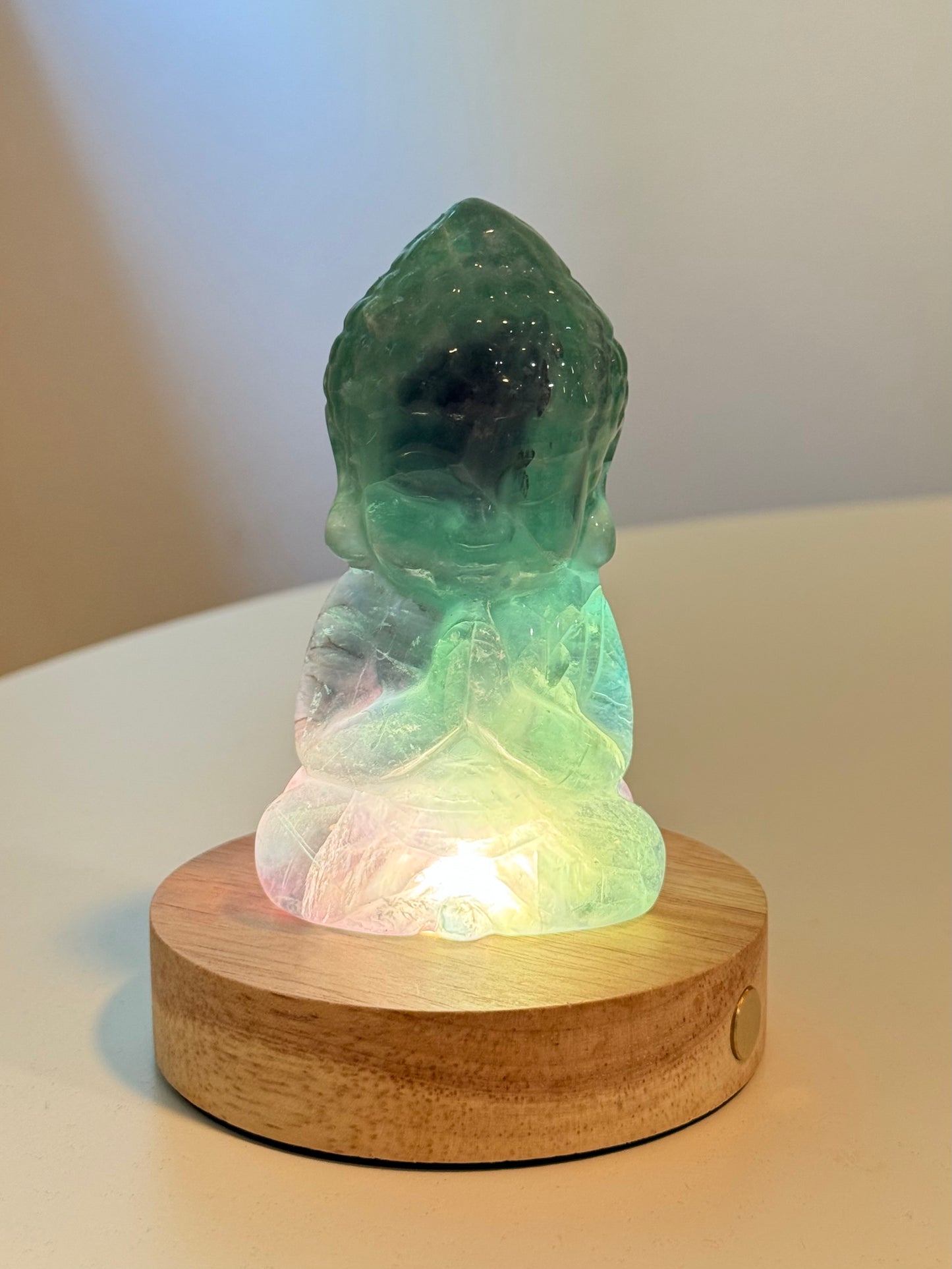Fluorite Buddha