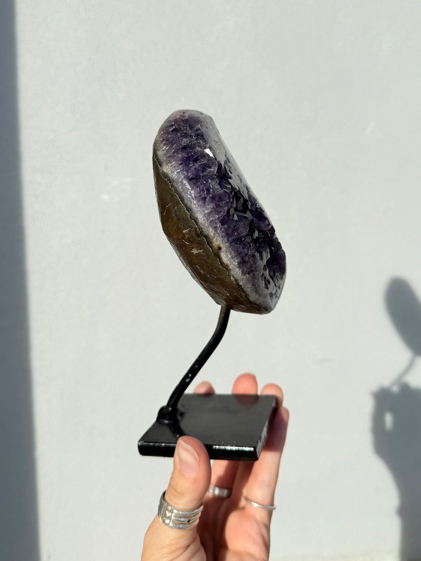 Amethyst On Stand ( Uruguayan )