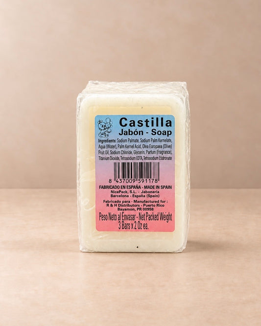 Castile Soap (3 Bars x 2 oz) / Jabón de Castilla (3 Barras de 2 oz)