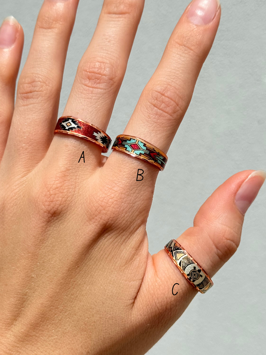 Native Copper Ring ( Adjustable Size )