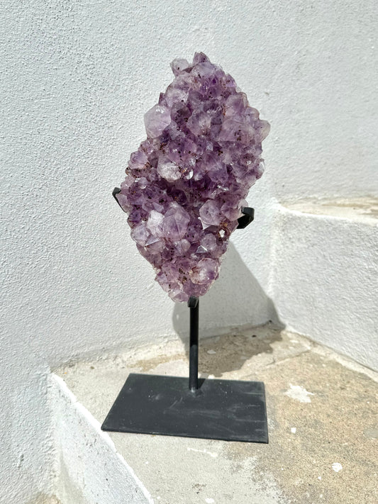 Amethyst Cluster On Stand