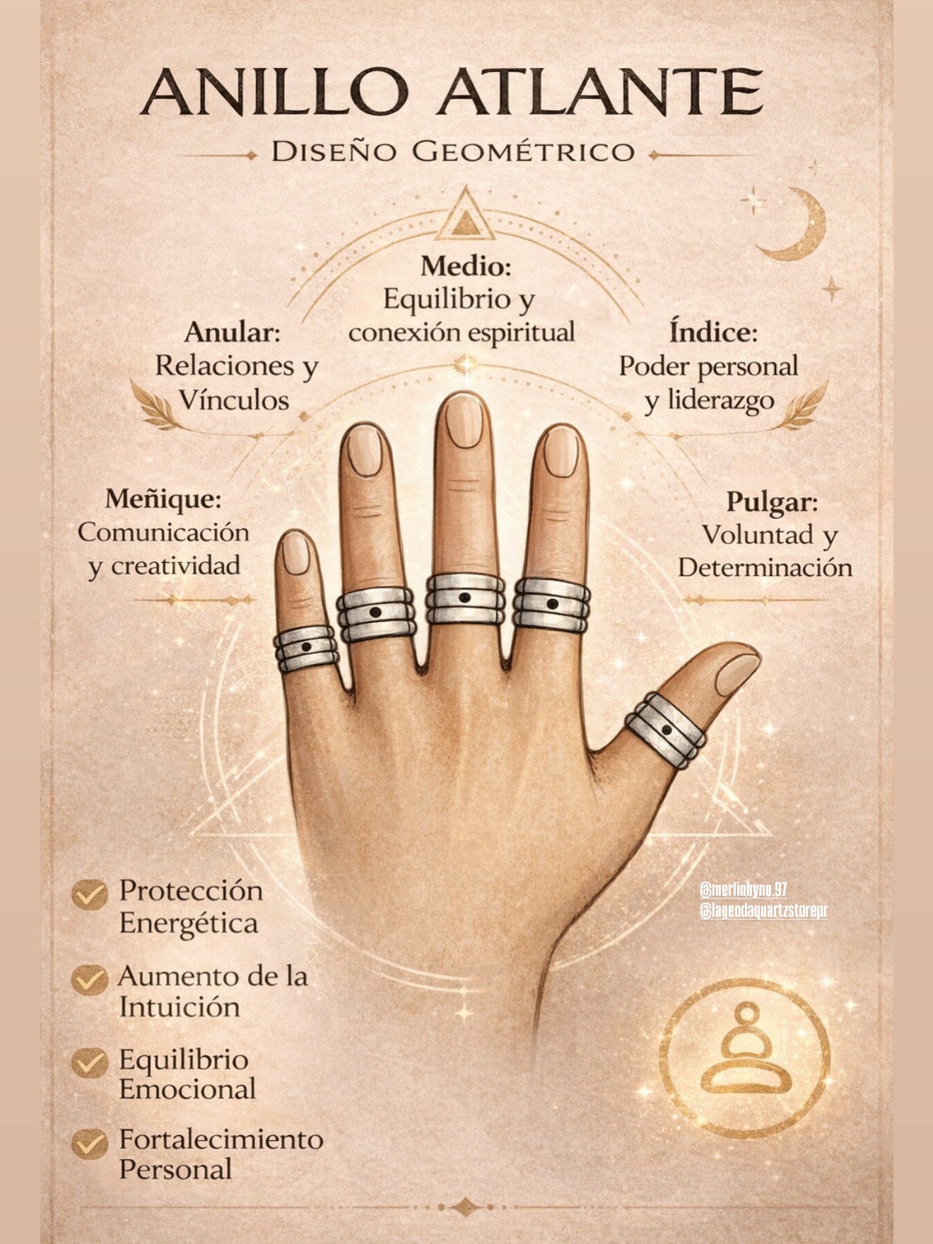 Atlantean Ring ( Plata 925 )