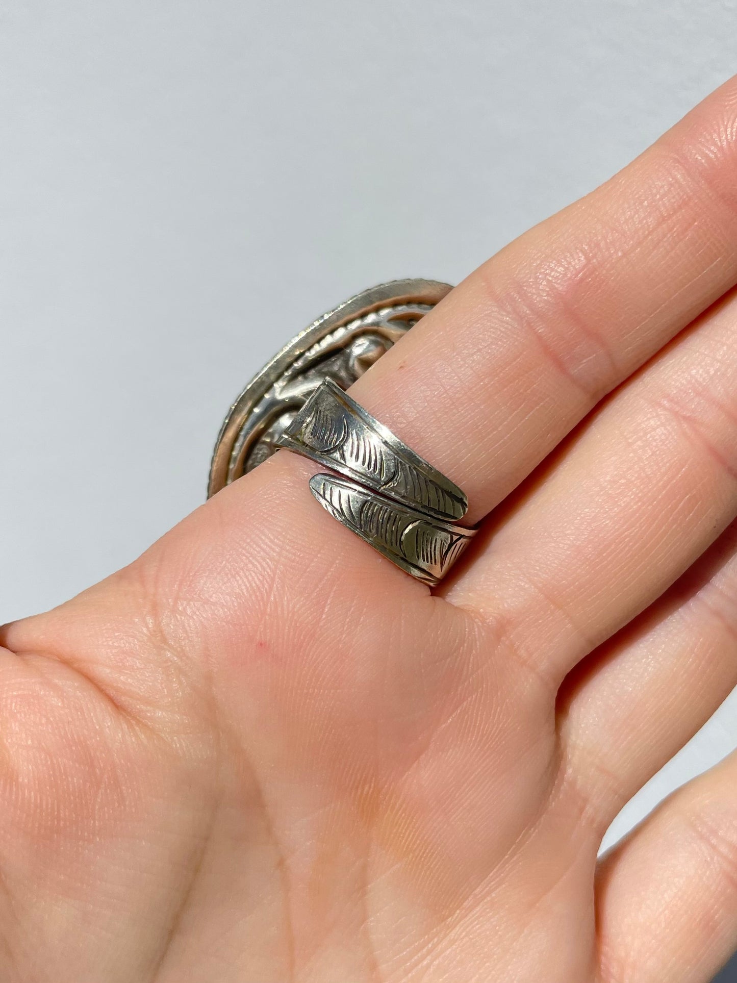Charoite Ring ( Adjustable )
