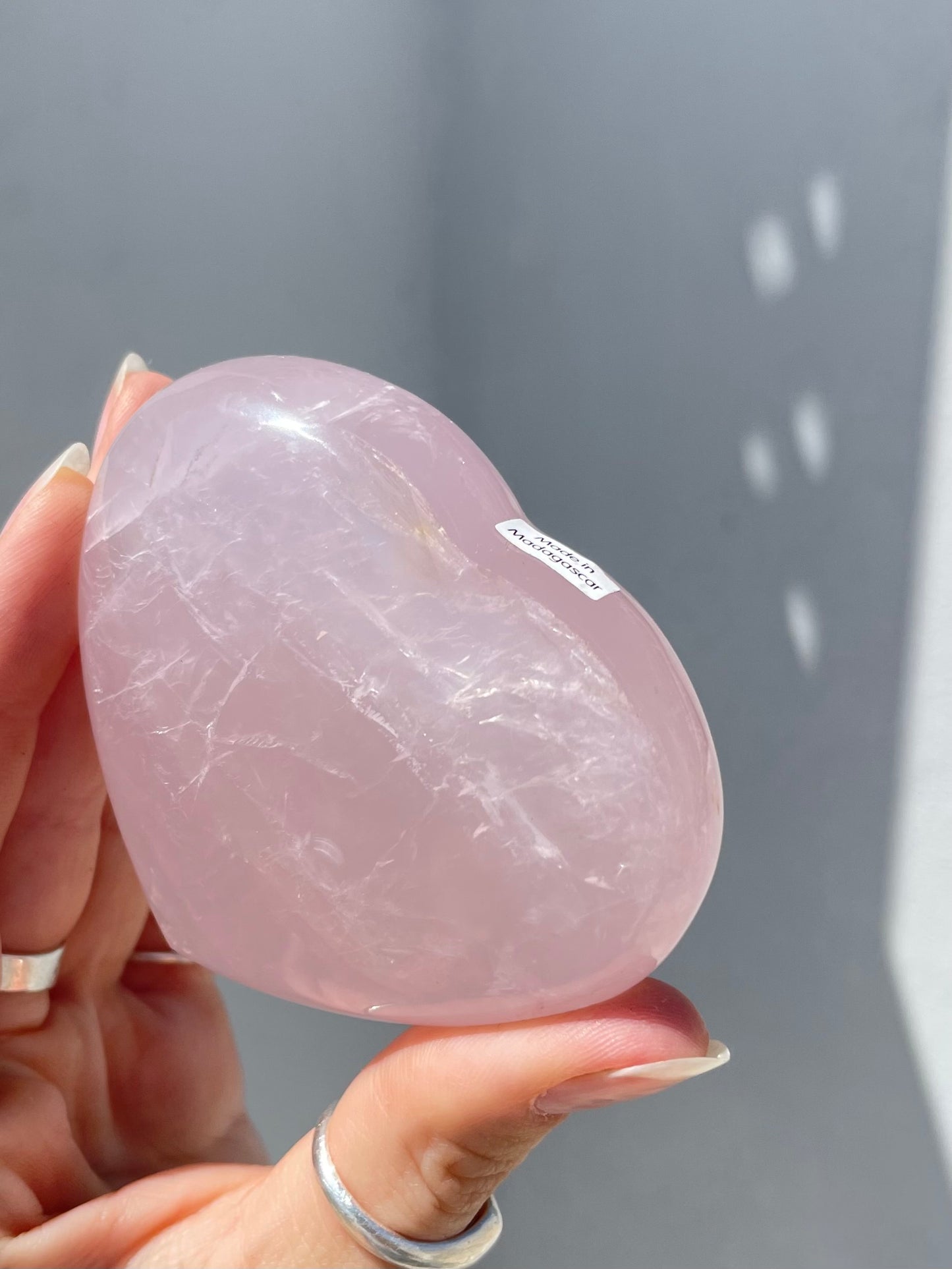 Rose Quartz Heart
